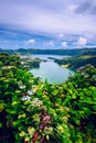 The Astonishing Lagoon Of The Seven Cities (Lagoa Das 7 Cidades), In Sao Miguel Azores, Portugal. Lagoon of the Seven Cities, Sao Royalty Free Stock Photo