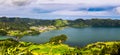 The Astonishing Lagoon Of The Seven Cities (Lagoa Das 7 Cidades), In Sao Miguel Azores, Portugal. Lagoon of the Seven Cities, Sao Royalty Free Stock Photo