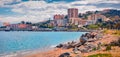 Astonishing spring cityscape of Ajaccio town. Impressive morning scene of Corsica island, France Royalty Free Stock Photo