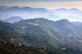 Astonishing view from Mussoorie mall road Royalty Free Stock Photo