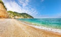 Astonishing view on Vignanotica beach on the coast of Gargano National park