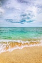 Astonishing view on Vignanotica beach on the coast of Gargano National park