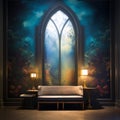 Astonishing Wallpaper: Confessional Booth in Serene Setting