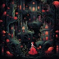 Astonishing wallpaper: Darkly reimagined iconic characters from timeless fairy tales