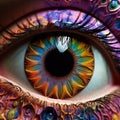 Astonishing wallpaper Kaleidoscope Eyes