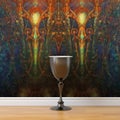 Astonishing wallpaper: Surrealistic depiction of Ceremonial Chalice