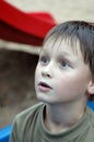 Astonishment. Young boy. Royalty Free Stock Photo