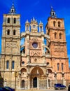 Astorga cathedral in Way of Saint James at Leon Royalty Free Stock Photo
