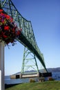 The Astoria Bridge & Flowers Royalty Free Stock Photo