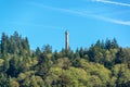 Astoria Column and Forest Royalty Free Stock Photo