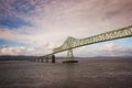 Astoria-Megler bridge across the Columbia River Royalty Free Stock Photo