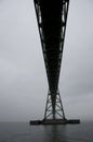 Astoria Megler Bridge in groomy day Royalty Free Stock Photo