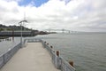 Astoria-Megler Bridge and pier Oregon.