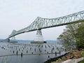 Astoria-Megler Bridge, a steel cantilever through truss bridge between Astoria, Oregon and Washington Royalty Free Stock Photo
