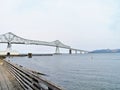 Astoria-Megler Bridge, a steel cantilever through truss bridge between Astoria, Oregon and Washington Royalty Free Stock Photo