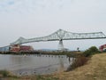 Astoria-Megler Bridge, a steel cantilever through truss bridge between Astoria, Oregon and Washington Royalty Free Stock Photo