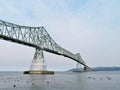 Astoria-Megler Bridge, a steel cantilever through truss bridge between Astoria, Oregon and Washington Royalty Free Stock Photo