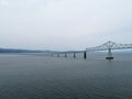 Astoria-Megler Bridge, a steel cantilever through truss bridge between Astoria, Oregon and Washington Royalty Free Stock Photo