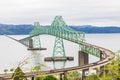 The Astoria-Megler bridge across the Columbia River Royalty Free Stock Photo