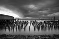 Astoria Pier Pilings old cannery docks along columbia river