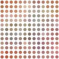 Astract brown polka dot circle boho style pattern design for background texture