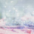 Astract pastel color mosaic tiles background surface in pink and blue color tones