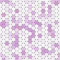 Astract purple white polka dot circle pattern design for background