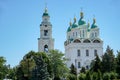 Astrakhan. Astrakhan Kremlin. Assumption Cathedral and Prechistenskaya bell tower in the historical complex. Russia Royalty Free Stock Photo