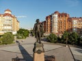 Astrakhan. Monument to Peter 1. Park for recreation and walks