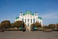 Astrakhan. Russia-November 8, 2019. State Opera and Ballet Theater, built in 2007, architect Denisov