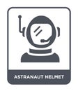 astranaut helmet icon in trendy design style. astranaut helmet icon isolated on white background. astranaut helmet vector icon Royalty Free Stock Photo