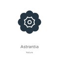 Astrantia icon vector. Trendy flat astrantia icon from nature collection isolated on white background. Vector illustration can be