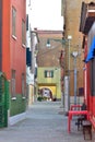 A street in Pelestrina