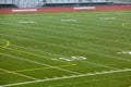 An Astro Turf Football Field Royalty Free Stock Photo