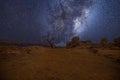 Astro view at badami Royalty Free Stock Photo