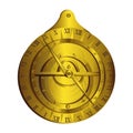 Astrolabe. Measuring instrument.