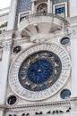 Astrological Clock Tower details. St. Mark's Square, Venice Royalty Free Stock Photo