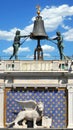 Astrological Clock Tower details Royalty Free Stock Photo