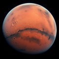 Astrological close-up image of the planet of Mars