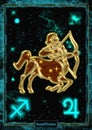 Astrological Illustration: Sagittarius.