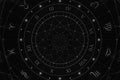 Astrology and alchemy sign background illustration Royalty Free Stock Photo