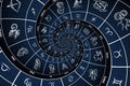 Astrology and alchemy sign background illustration Royalty Free Stock Photo