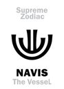 Astrology: Supreme Zodiac: NAVIS (The Ship / The Boat) or Argo Navis Royalty Free Stock Photo