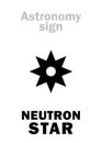 Astrology: Neutron STAR &#x28;collapsed Dead Star&#x29;