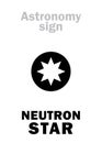 Astrology: Neutron STAR (collapsed dead Star)