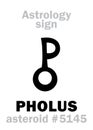 Astrology: asteroid PHOLUS