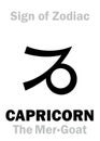 Astrology: Sign of Zodiac CAPRICORNUS (The Mer-Goat)