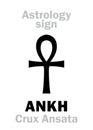 Astrology: ANKH key (Crux Ansata)