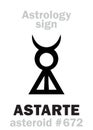 Astrology: asteroid ASTARTE