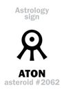 Astrology: asteroid ATON